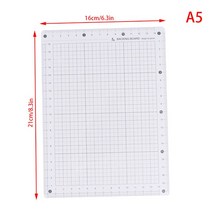 책상매트 투명 눈금자 보드 A4 A5Students 쓰기 데스크 패드 PVC 그리드 바느질 커팅 매트 드로잉 클립 측정 용품, [01] A4, 02 as pic