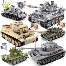 huiqibao 군사 독일 킹 타이거 탱크 모델 빌딩 블록 w, CHINA, 432Pcs 상자 없음