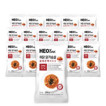 허닭 [본사당일출고] 닭가슴살 김치곤약볶음밥 250g, 16개