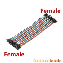 40PIN 듀폰 라인 10cm 케이블 남성 여성 점퍼 와이어 PCB DIY 키트, Female to Female_30cm_10Pin