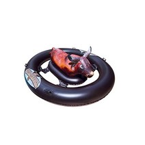 Inflatabull - 풀장 풀장 Float Toy with Bull - 수영 풀장 Floatie for Families Adults and Kids Ages 9 and Up