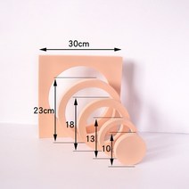 누끼보드 찰영용 배경지 사베지 회전판 큐브 소품 기하학적 스테레오 장식품 테이블 스탠드, 10