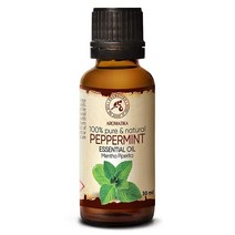 페퍼민트 에센셜 오일 30ml(10 액량 온스) 멘타 피페리타 인도 100% 순수 & 천연 진정에 최고의 장점 가정용 향수 아로마테라피에 적합 디퓨저 아로마 램프, Mentha Piperita