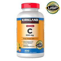 커클랜드 비타민C 츄어블 500mg 500정, 1병