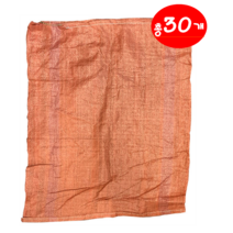K마켓 폐기물 재활용 마대 포대자루 주황 (중형)65cm X 55cm, 30개