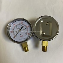 아날로그 차압계 YE60 캡슐 압력 게이지 차동 KPG 미터 천연 가스, 14 0-60KPA