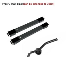 도구 헤비 듀티 가구 리프터 운송 이동 슬라이 휠 세트 롤러 바 수공구, [05] Type G black matt