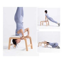 물구나무 서기 의자 기구 가정용 거꾸리, 다층 복합 보드(흰색)