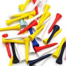 골프티 10P 우드 숏티 골프용품 드라이버 색상랜덤 42mm