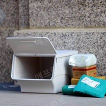 무인택배함 보관함 1열 택배함 가정용, 중 배색블루