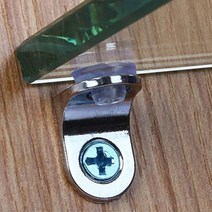 영달철물 유리선반 다보 20p세트 부속품 철물 부품 상판 장식장 유리선반 고정, 없음