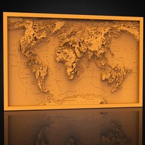 레이저커팅기 마킹기 라벨인쇄기 각인기 3d STL 모델 세계지도 CNC 라우터 조각사 기계 릴리프 Artcam Aspi, 01 Design File For CNC