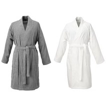 이케아 ROCKAN 로콘 목욕가운 샤워가운 수면잠옷 로브 호텔 선물 남녀공용 수건 침구, 그레이 L/XL_303.920.30