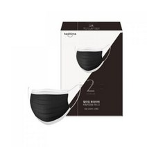 힐타임 투와이어 비말차단 마스크 블랙투톤, 100개, 1개입