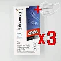 CJ제일제당 리턴업 전립소 쏘팔메토 스페셜 60캡슐+사은품 1회용 마스크, 덴탈+3박스