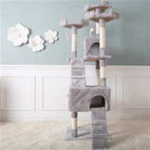 더조은 캣타워 P170, 그레이, 3개