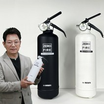 한문철TV 한블리 카르노 차량용 휴대용 가정용 ABC 분말 소화기, 1kg 분말 소화기 (블랙), 1개