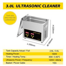 초음파 세척기 클리너 청소 키트 고주파 스테인레스 깨끗한 쥬얼리 귀금속, CD-F3_CHINA | AU