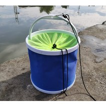청소 브러시 다기능 접는 양동이 그물 야외 낚시 세차 도구 양동이 도구 캠핑 야외 용품, 그물이있는 11l
