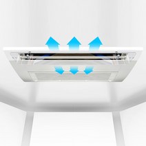 우주네점빵 에어컨바람막이 천장형 1way/풍향조절 에어컨날개, 홍그니 천장형 1way 89x14cm