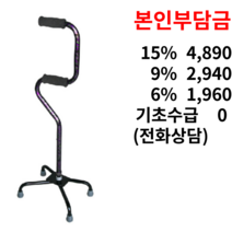 접이식지팡이 SS 노인 복지용구 실버용품, 감경대상자 6%, 1개, 실버