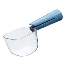 QDY 측정 숟가락 내구성 플라스틱 소재 다목적 교수형 밀가루 요리 도구, 파란색, ABS