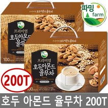 파밍 프리미엄 호두아몬드 율무차 100Tx2개, 1800g, 1세트, 2개
