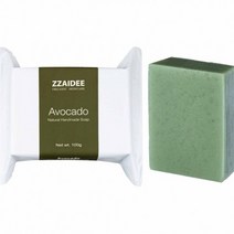 [짜이디] 아보카도 천연비누 100g 보습비누 아기비누, 아보카도 천연수제비누 100g