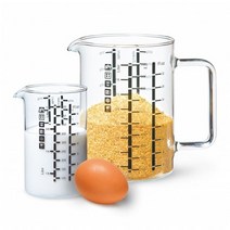 바보사랑 Simax 내열유리 계량컵 1P (500ml or 1000ml 선택1).더리빙샵(무료배송), 500ml(블랙)