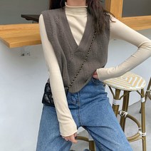 0 velys 트렌치 스웨터 조끼 CST1529