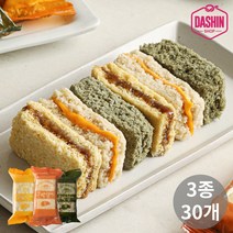 [다신샵] 저탄수 곤약현미떡 설기떡 3종 혼합세트(꿀+쑥+치즈), 30팩, 60g
