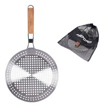 타공 후라이팬 직화 구이팬 BBQ 캠핑용 바비큐 그릴 30cm