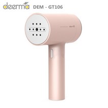 소형 가전 원래 Deerm DEM-GT106 핸드 스팀 다리미 15 초 빠른 열 가전 휴대용 여행 의류 증기선, 02 GT106 (pink )_01 미국