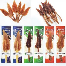 모모스페이스 수제간식 강아지 육포 닭고기 소고기 오리고기 오래먹는 스틱 말티즈 푸들 포메라니안, 10개, 오리맆