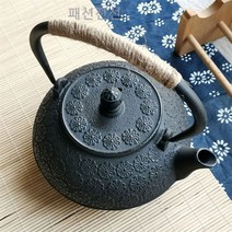 찻주전자 무쇠주전자 주물주전자 쇠주전자 다관 0.9LHiuha 증정, 0