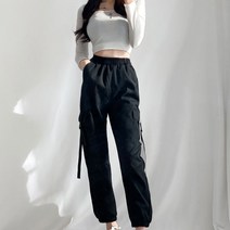 레몬티gx 여성용 기모 카고팬츠 조거팬츠 밴딩팬츠 건빵주머니 겨울바지