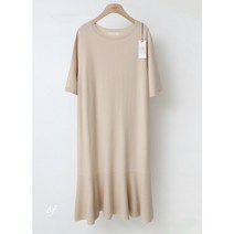 가을 울 홀가먼트원피스 / it 티에 간절기 가을 봄 홀가먼트 니트 원피스 베이지 스킨 올리브 핑크 진소라 브라운 블랙 차콜 그레이