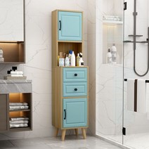 좁은 틈새서랍장 슬림 서랍장 엔틱 서랍 정리함 틈새 침대옆 주방 미니멀인테리어, 호두나무블루문 폭40cm