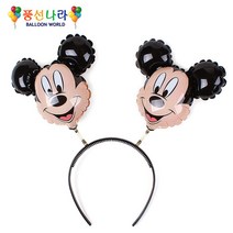 풍선나라 헤어밴드 풍선 디즈니 미키