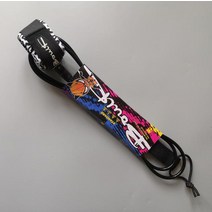 서핑 보드 용품 12 ft 7mm 발 가죽 끈 서보드 로프, [07] Black