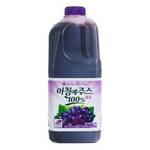 서울우유 아침에주스 포도 100% 1.8L, 1개