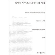 빌헬름 마이스터의 연극적 사명, 지식을만드는지식, 요한 볼프강 폰 괴테 저/임우영 역