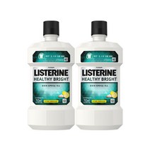 리스테린 헬씨 브라이트 구강청결제, 250ml, 2개