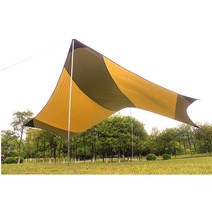 공원 휴식공간 대형 햇빛차단 타프 캠핑카 그늘막, 1개, 그린