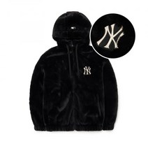 MLB 베이직 후드 후디 후드티 맨투맨 에코퍼 점퍼 NY (블랙)