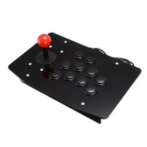 아케이드 조이스틱 10 버튼 USB 파이팅 스틱 조이스틱 게임 컨트롤러 게임 패드 비디오 게임 PC 콘솔 6 가, 한개옵션1, 03 Black