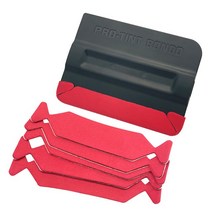 TOFAR-윈도우 틴팅 마그네틱 스퀴지 스크레이퍼 5 개 3 겹 펠트 천 탄소 섬유 필름 비닐 랩 도구 키트 자동차 액세서리, [02] 1 squeegee 5 cloth