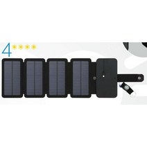 휴대용 태양광 충전기 패널 태양열판 미니 태양열 접이식 10w 태양 전지 5v 2.1a usb 출력 장치 스마트 폰용 태양 전지, 태양광 패널 4개