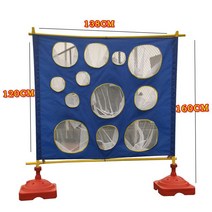 박 터트리기 어린이 유치원 야외 장비 게임 장난감, 블루 패키지, 1개