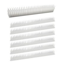 해충박멸 방역 소독 플라스틱 조류 방지 스파이크 정원 야외 장식 공포 냥이 안티 비둘기, White 12pcs_CN